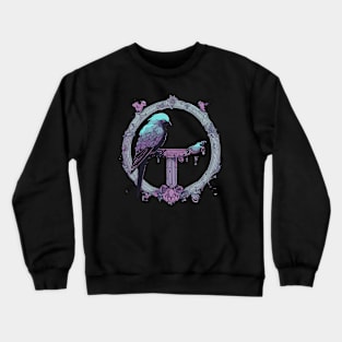 Goth Crow Crewneck Sweatshirt